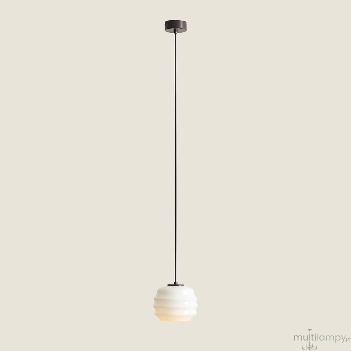 Puff Mokka lampa wisząca 1xE27 brązowa 1159G28