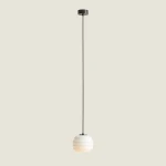 Puff Mokka lampa wisząca 1xE27 brązowa 1159G28