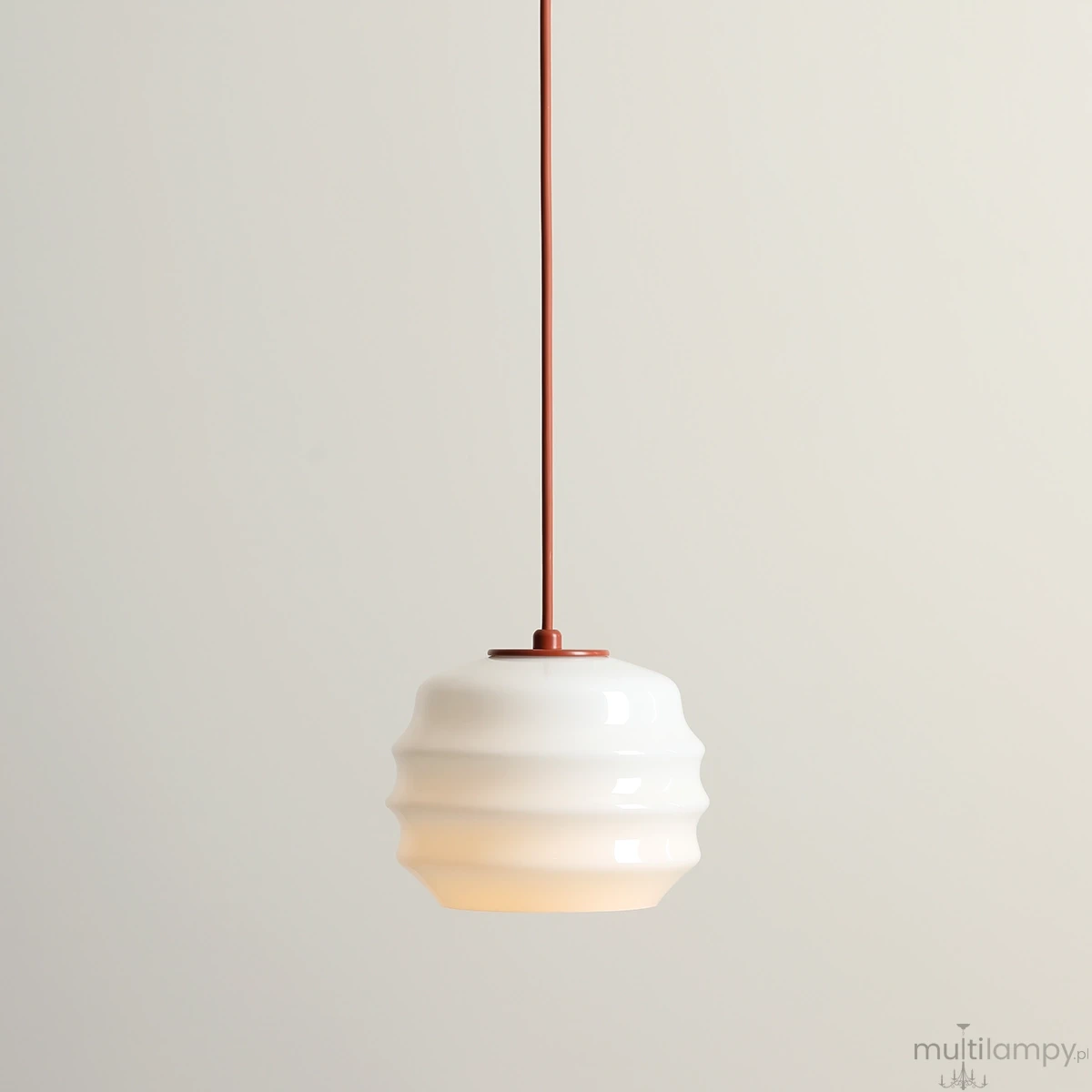 Puff Terra lampa wisząca 1xE27 ceglana 1159G24