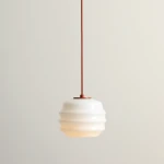Puff Terra lampa wisząca 1xE27 ceglana 1159G24