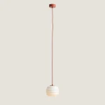 Puff Terra lampa wisząca 1xE27 ceglana 1159G24
