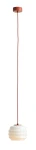 Puff Terra lampa wisząca 1xE27 ceglana 1159G24