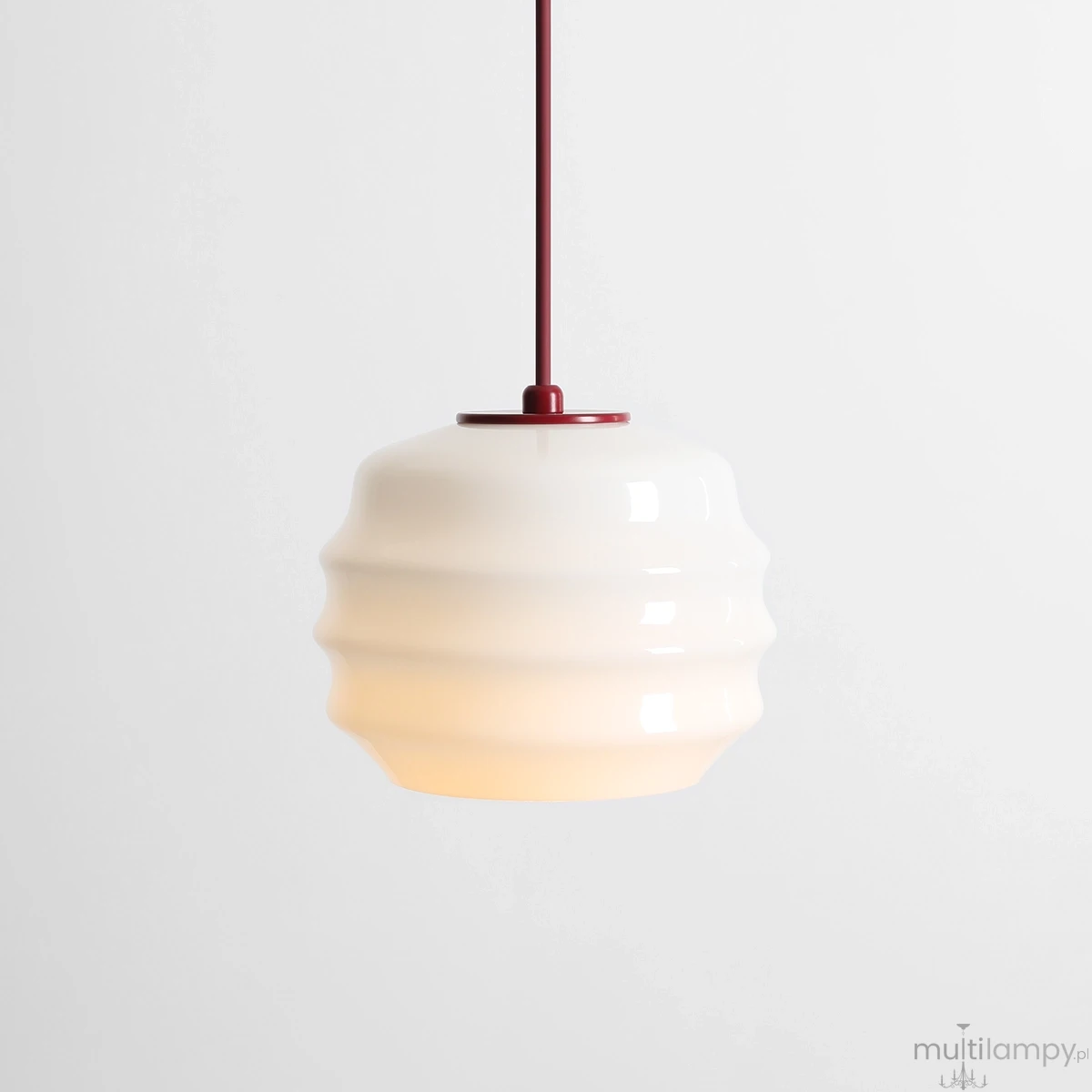 Puff Red Wine lampa wisząca 1xE27 czerwona 1159G15