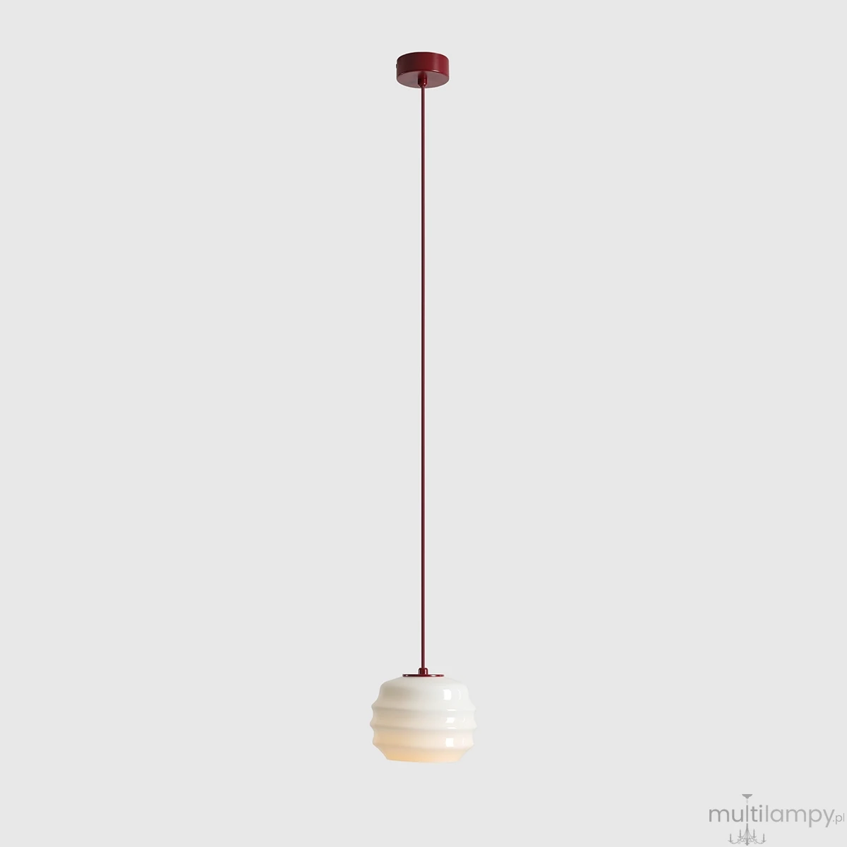 Puff Red Wine lampa wisząca 1xE27 czerwona 1159G15