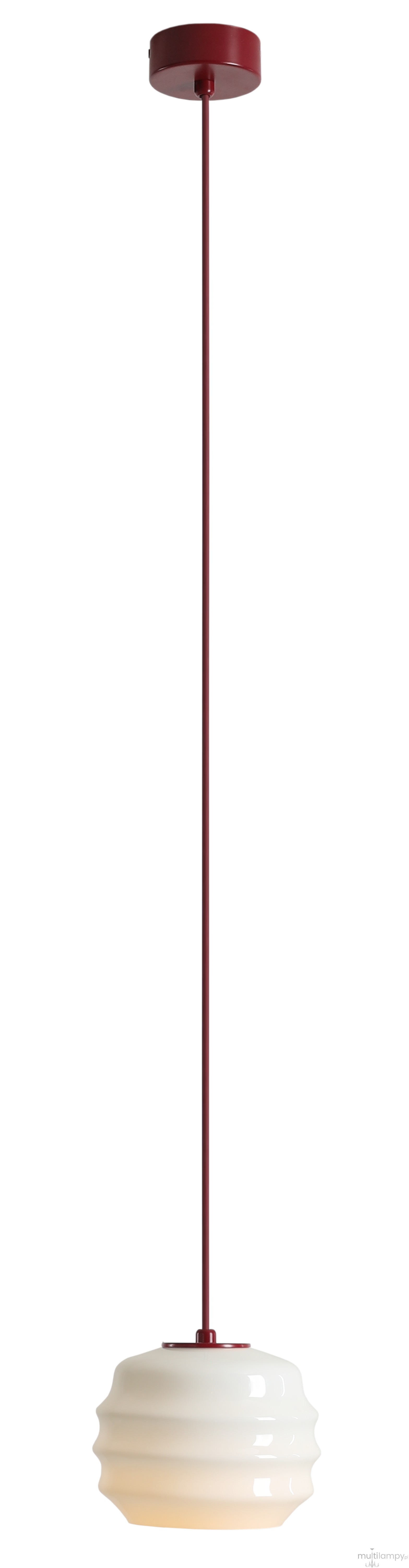 Puff Red Wine lampa wisząca 1xE27 czerwona 1159G15