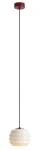 Puff Red Wine lampa wisząca 1xE27 czerwona 1159G15
