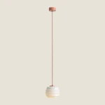 Puff Coral lampa wisząca 1xE27 koralowa 1159G11