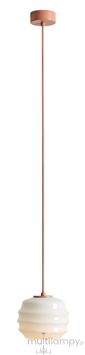 Puff Coral lampa wisząca 1xE27 koralowa 1159G11