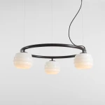 Puff Ring Mokka lampa wisząca 3xE27 brązowa 1159E28_R