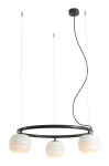 Puff Ring Mokka lampa wisząca 3xE27 brązowa 1159E28_R
