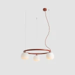 Puff Ring Terra lampa wisząca 3xE27 ceglana 1159E24_R