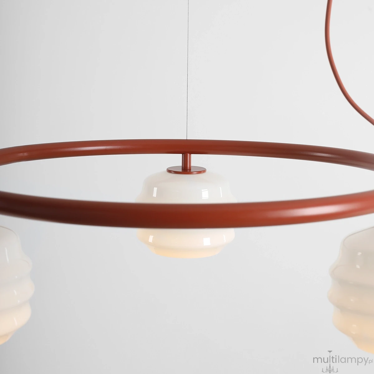 Puff Ring Terra lampa wisząca 3xE27 ceglana 1159E24_R