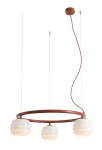 Puff Ring Terra lampa wisząca 3xE27 ceglana 1159E24_R