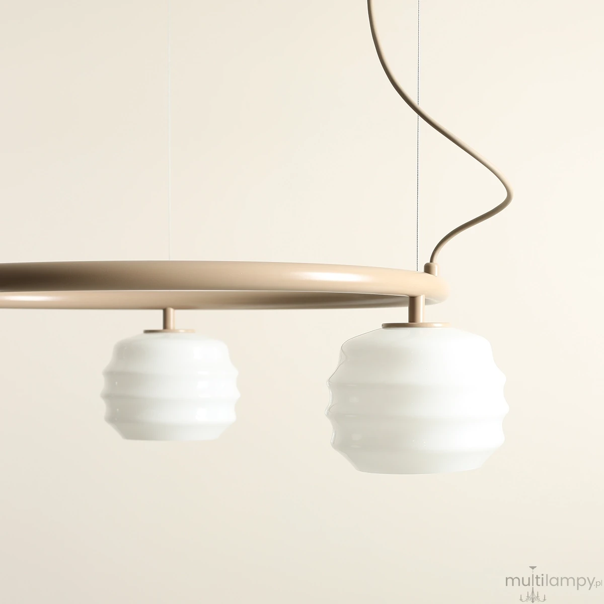 Puff Ring Beige lampa wisząca 3xE27 beżowa 1159E17_R