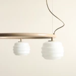 Puff Ring Beige lampa wisząca 3xE27 beżowa 1159E17_R