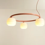 Puff Ring Coral lampa wisząca 3xE27 koralowa 1159E11_R