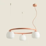 Puff Ring Coral lampa wisząca 3xE27 koralowa 1159E11_R