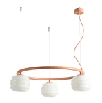 Puff Ring Coral lampa wisząca 3xE27 koralowa 1159E11_R
