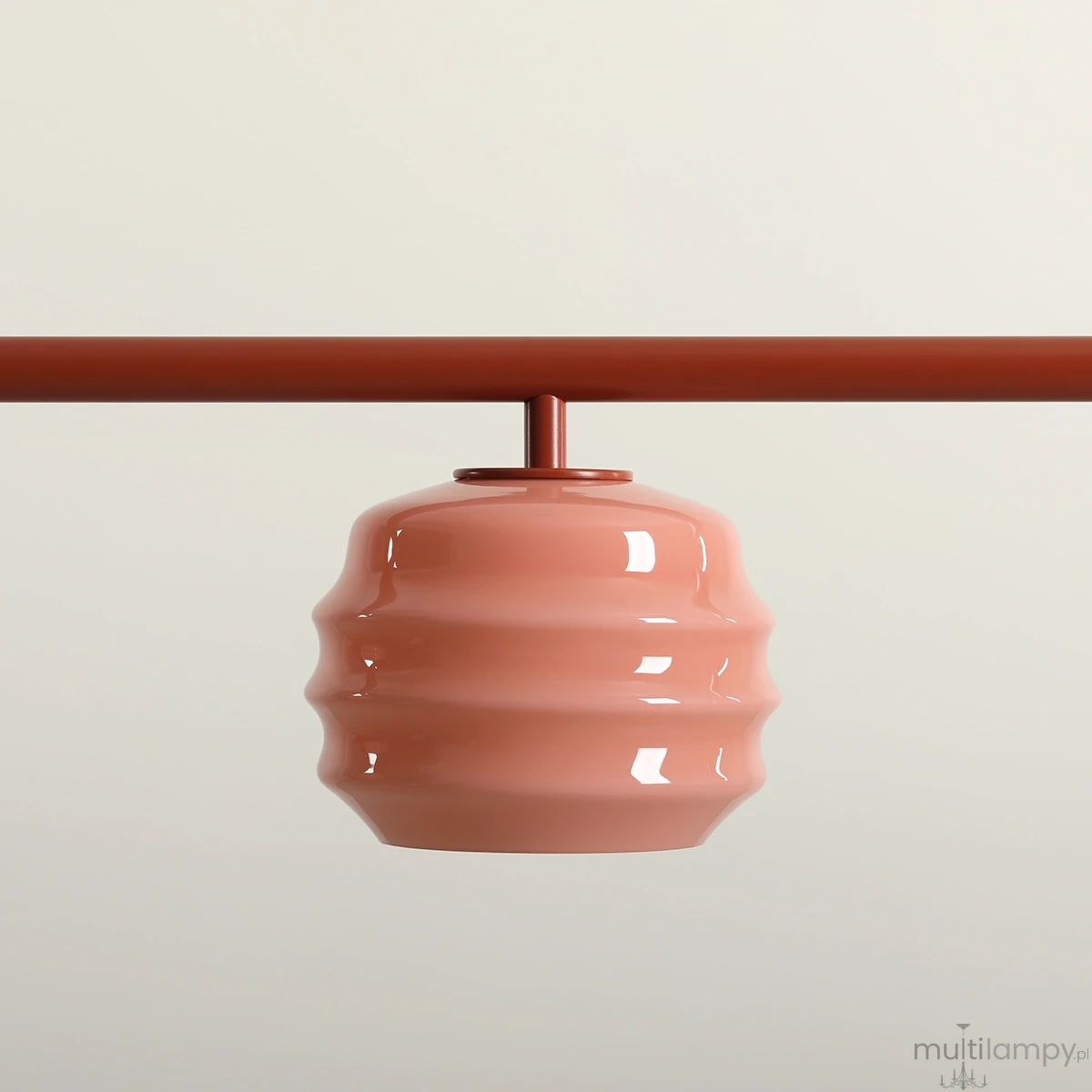 Puff Glaze Terra lampa wisząca 3xE27 ceglana 1160E_24