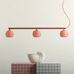 Puff Glaze Terra lampa wisząca 3xE27 ceglana 1160E_24