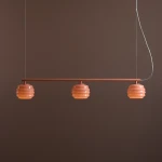 Puff Glaze Coral lampa wisząca 3xE27 koralowa 1160E_11