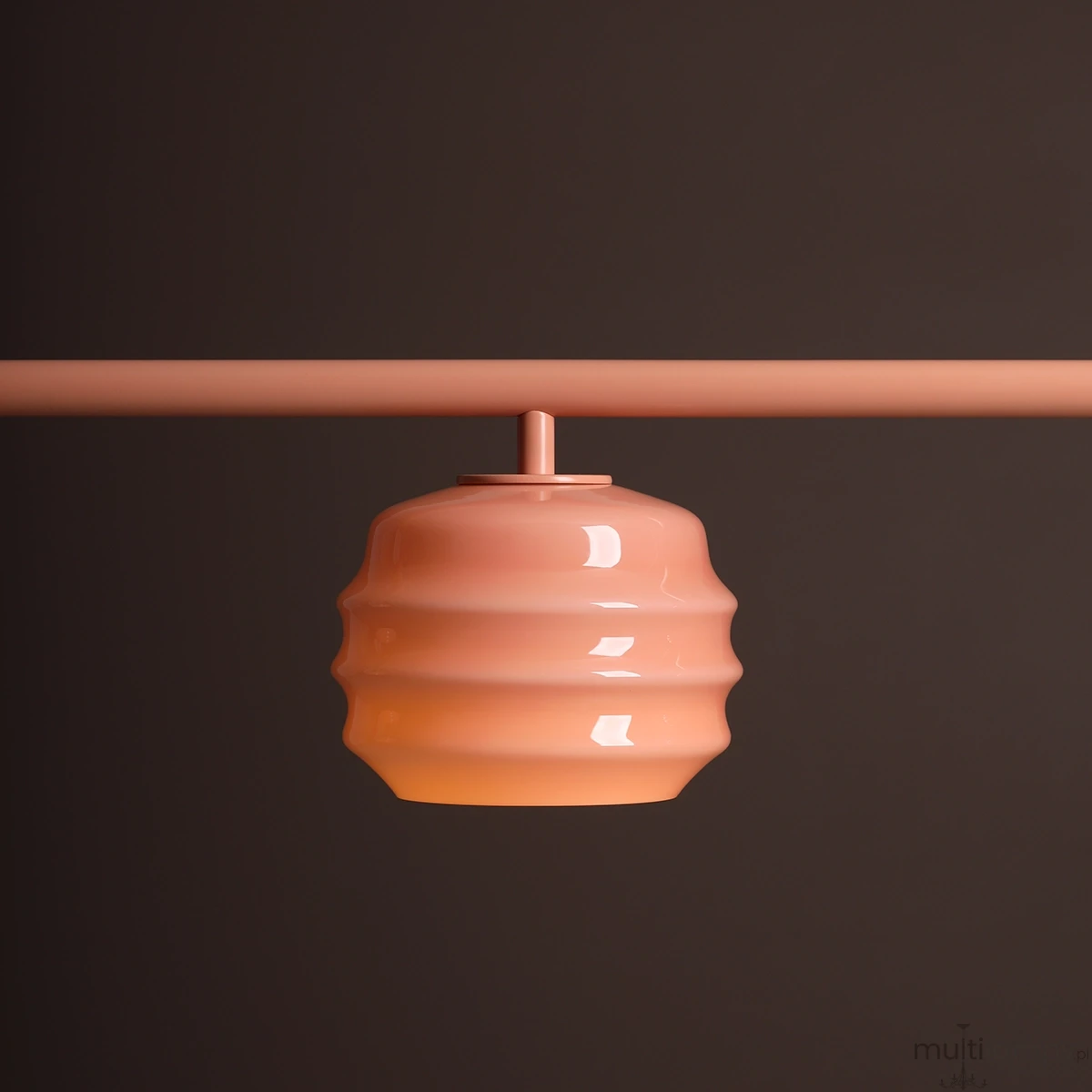 Puff Glaze Coral lampa wisząca 3xE27 koralowa 1160E_11