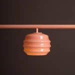 Puff Glaze Coral lampa wisząca 3xE27 koralowa 1160E_11