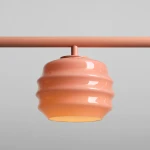 Puff Glaze Coral lampa wisząca 3xE27 koralowa 1160E_11