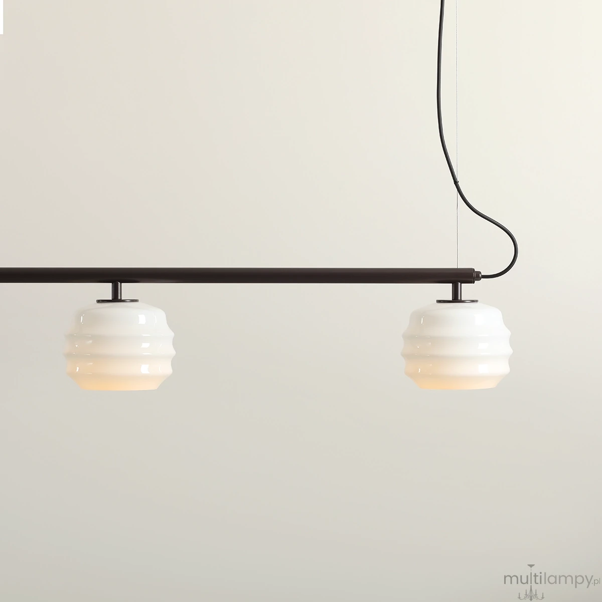 Puff Mokka lampa wisząca 3xE27 brązowa 1159E_28