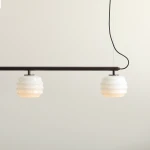 Puff Mokka lampa wisząca 3xE27 brązowa 1159E_28