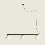 Puff Mokka lampa wisząca 3xE27 brązowa 1159E_28
