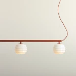 Puff Terra lampa wisząca 3xE27 ceglana 1159E_24