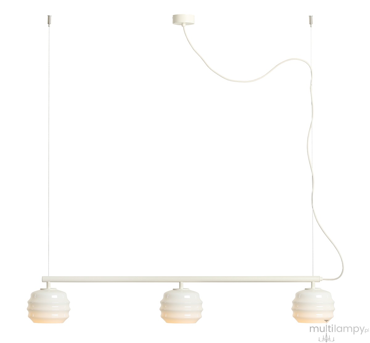 Puff Cotton lampa wisząca 3xE27 kremowa 1159E_20