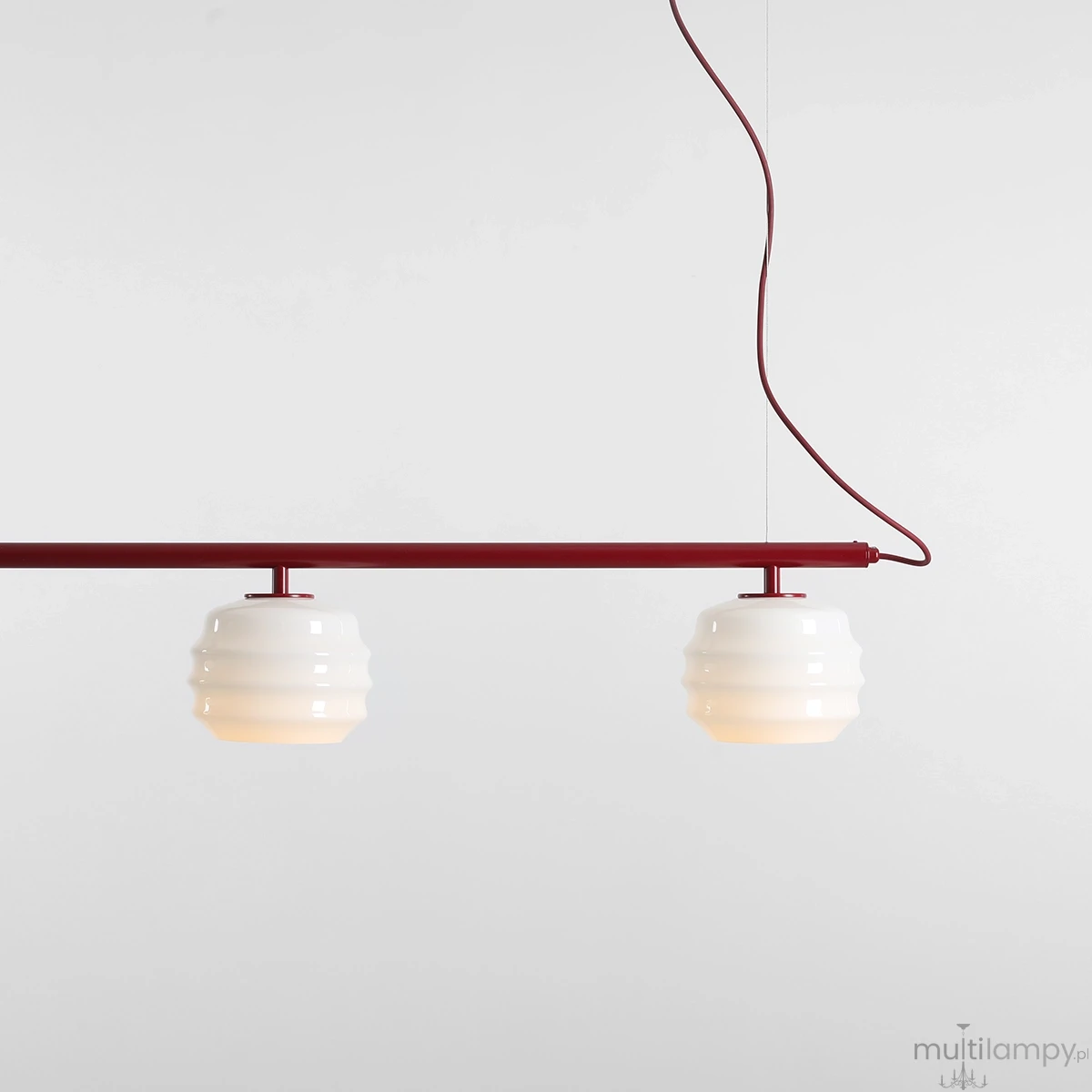 Puff Red Wine lampa wisząca 3xE27 czerwona 1159E_15