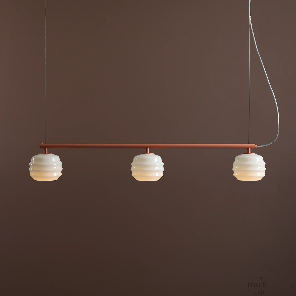Puff Coral lampa wisząca 3xE27 koralowa 1159E_11