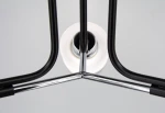Nexus lampa sufitowa 3xE27 czarna/chrom 2601/3 BL 8C