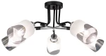 Nexus lampa sufitowa 5xE27 czarna/chrom 2601/5 BL 8C