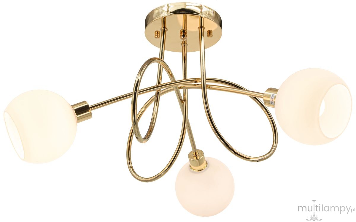 Aurora lampa sufitowa 3xE14 złota 6510/3A TR
