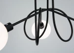 Aurora lampa sufitowa 3xE14 czarna 6510/3A BL