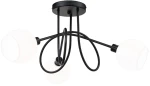 Aurora lampa sufitowa 3xE14 czarna 6510/3A BL