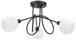 Aurora lampa sufitowa 3xE14 czarna 6510/3A BL