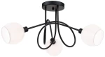 Aurora lampa sufitowa 3xE14 czarna 6510/3A BL