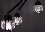 Nairobi lampa sufitowa 3xE14 czarna/chrom 1013/3A BL 8C