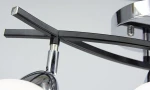 Edgar lampa sufitowa 3xE27 czarna/chrom 8725/3A 8C BL