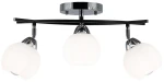 Edgar lampa sufitowa 3xE27 czarna/chrom 8725/3A 8C BL