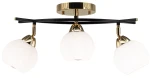 Edgar lampa sufitowa 3xE27 czarna/złota 8725/3A TR BL