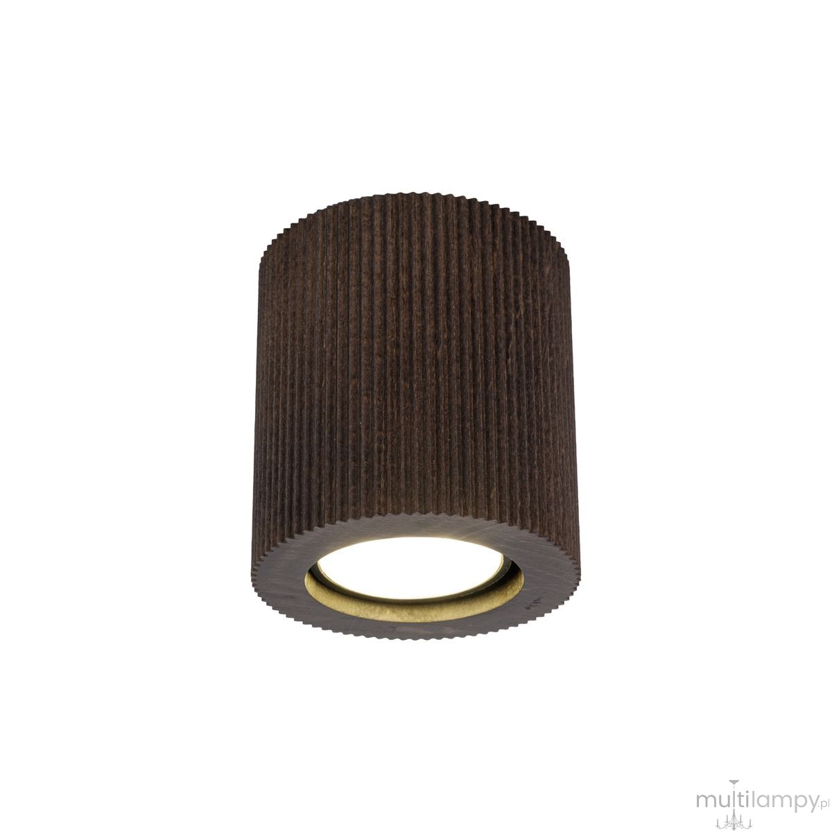 Eve Corte Wood Orzech lampa sufitowa GU10 brązowa