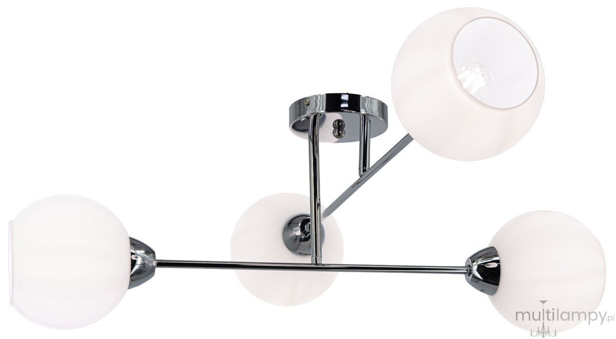 Metis lampa sufitowa 4xE27 chrom 3047/4 8C