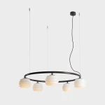 Puff Ring Mokka lampa wisząca 5xE27 brązowa 1159F28_R