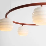 Puff Ring Terra lampa wisząca 5xE27 ceglana 1159F24_R
